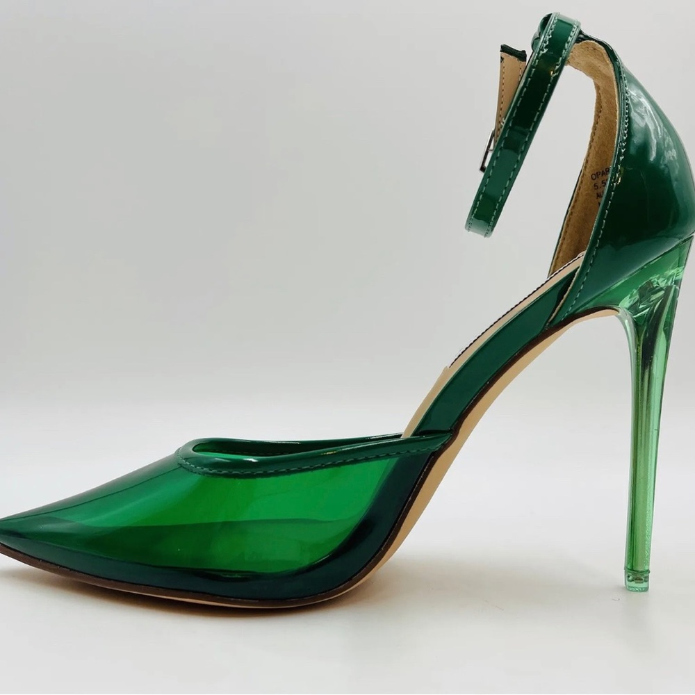 Steve Madden, emerald green stiletto heels - Picture 7 of 7